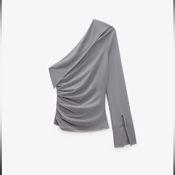 ZARA RUFFLED TULLE TOP AND RUFFLED TULLE SKIRT SET - Picture 3 of 7